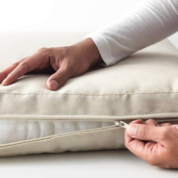 Ikea Hallo Outdoor Cushion Covers in Beige, (62 X 62cm) Quantity 2, - Picture 2 of 10